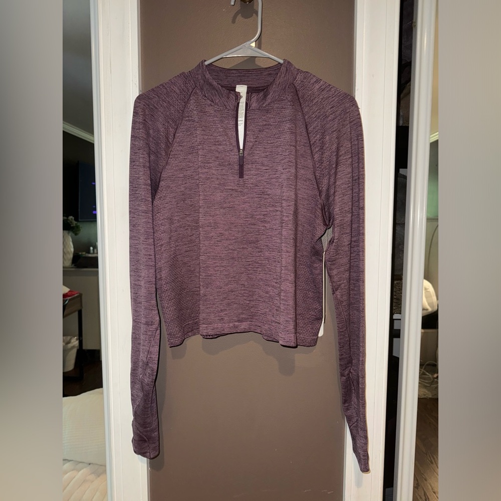 Lululemon swiftly tech mock-neck half zip
